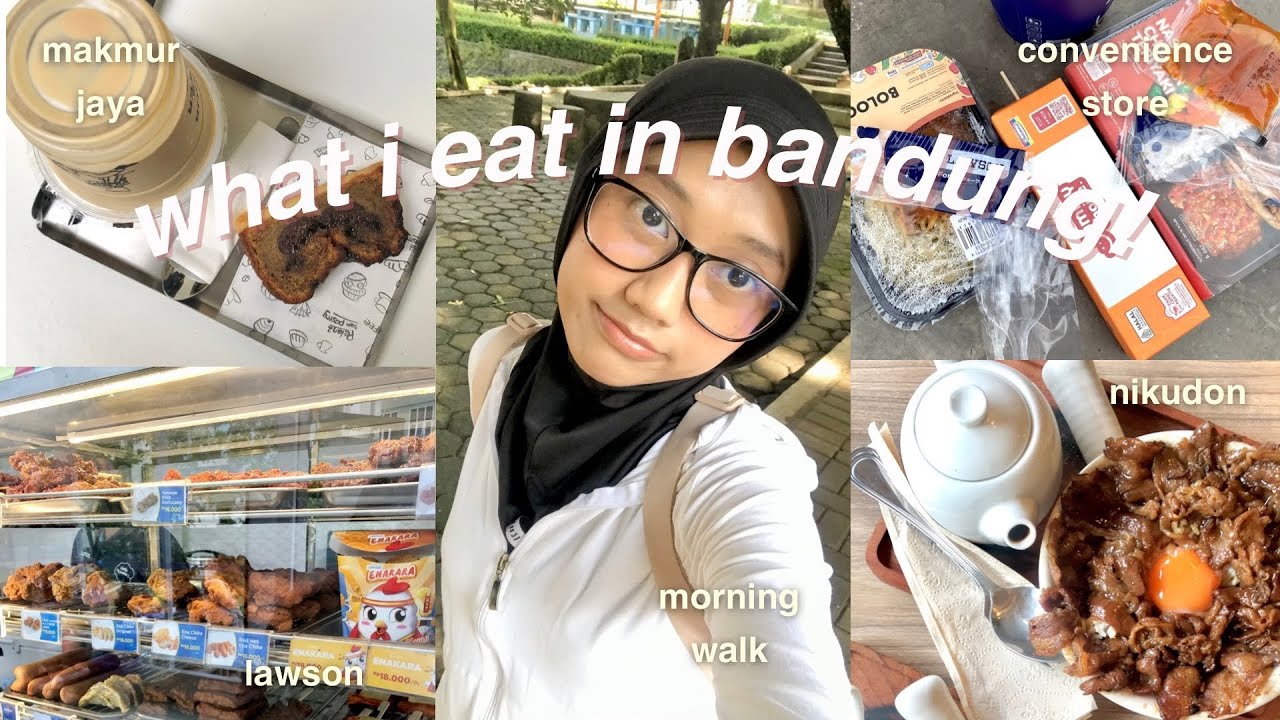 WHAT I EAT in bandung☁️: viral nikudon, convenience store, makmur jaya, etc!