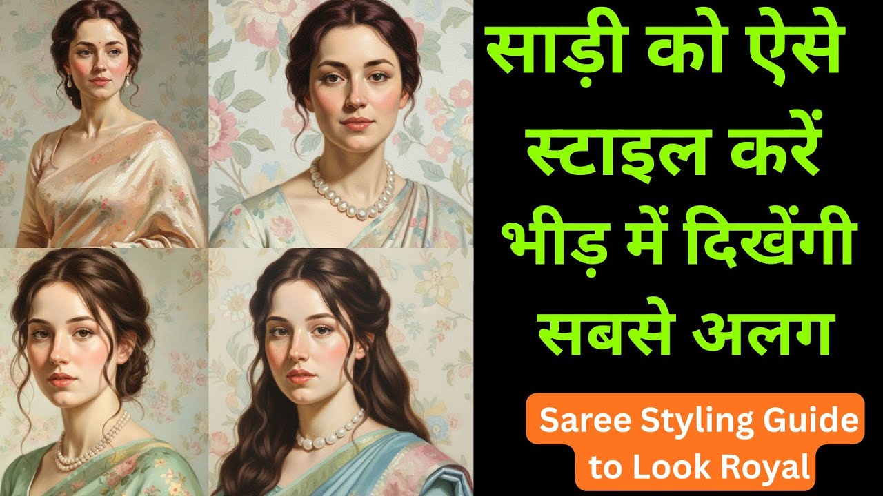 साड़ी को ऐसे स्टाइल करें भीड़ में दिखेंगी सबसे अलग | Saree Styling Guide  to Look Royal |