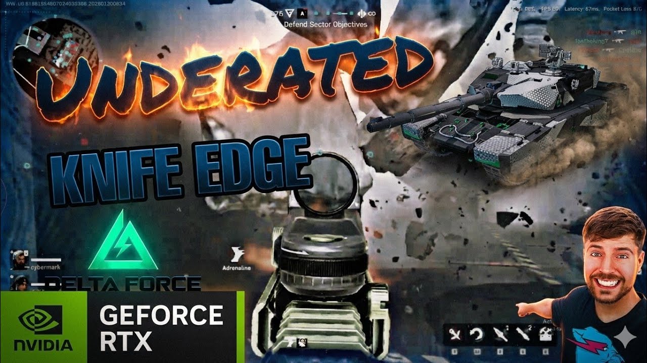 Delta Force PC | UNDERRATED Knife Edge Map | GEFORCE RTX (Ultra Settings)