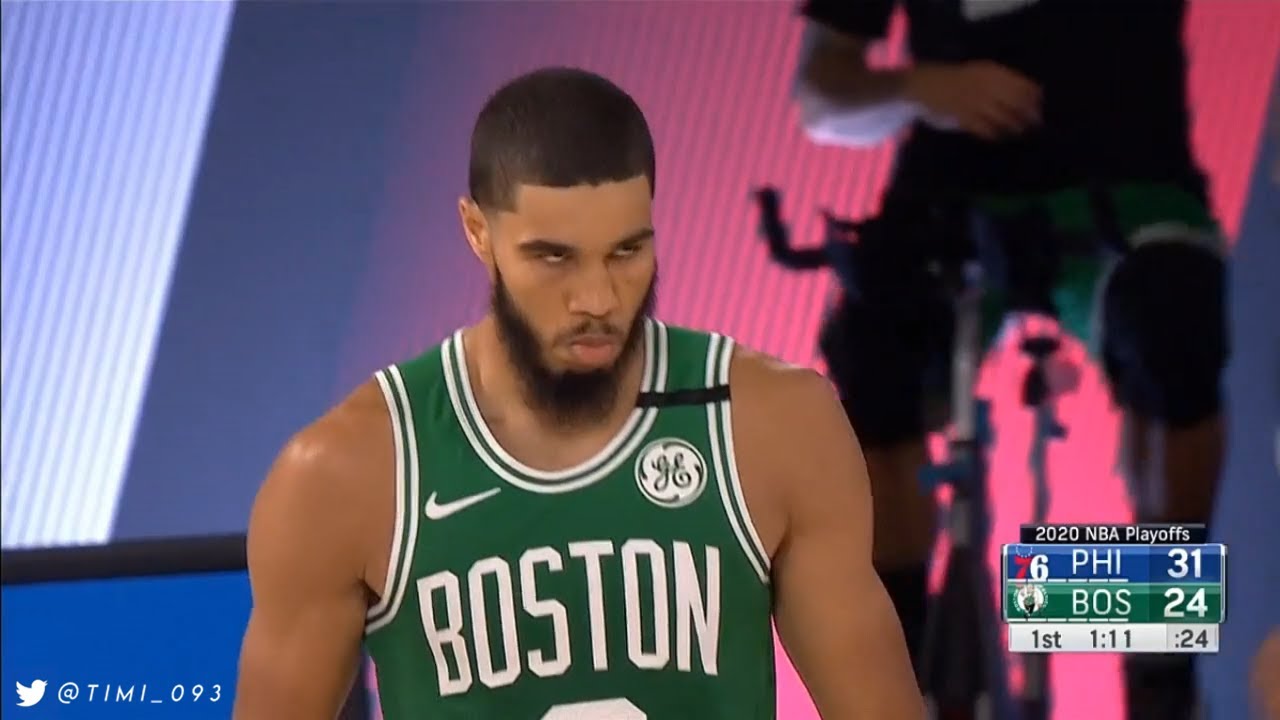 Jayson Tatum R1G2 Highlights vs Philadelphia 76ers (33 pts, 5 reb, 5 ast)