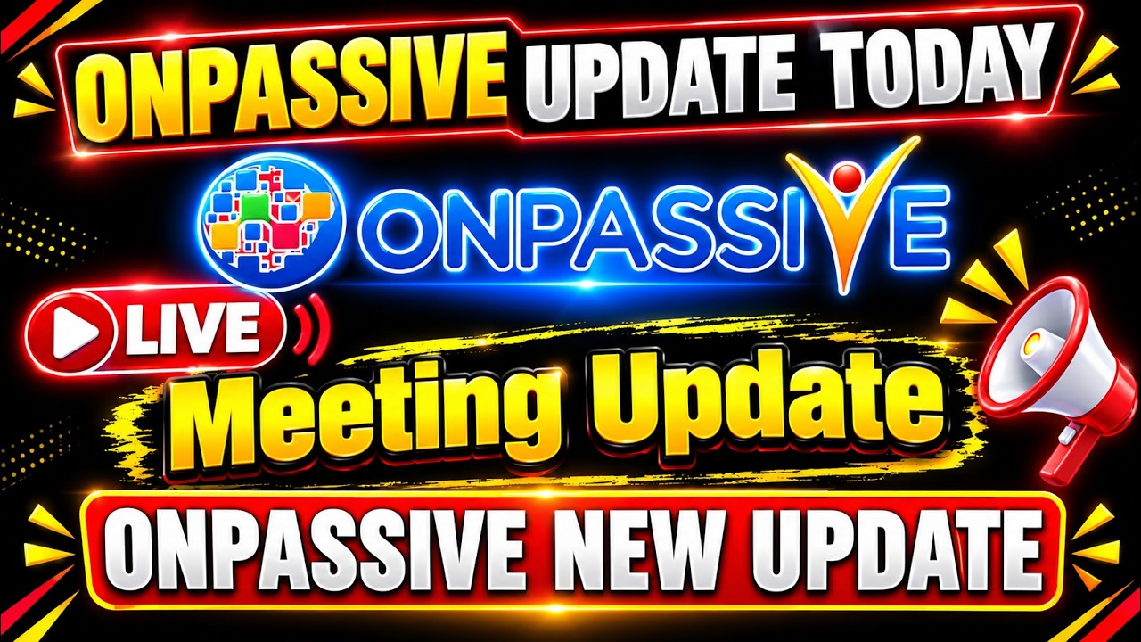 Live Meeting Update | ONPASSIVE Latest Update | Victory With Ash & Ash Mufareh Update