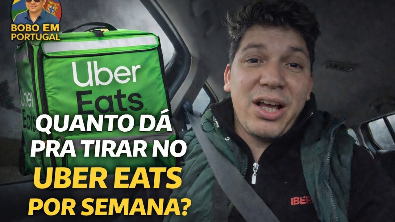 Приложение Uber Eats в Португалии 🇵🇹 Сколько стоит в неделю? #boboemportugal #portugal