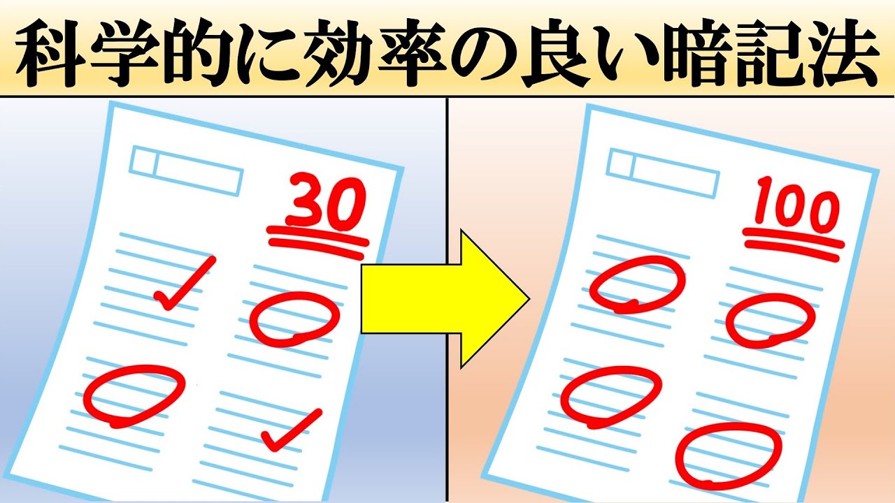 【科学的】本当に効果のある暗記方法4選【勉強のコツ】