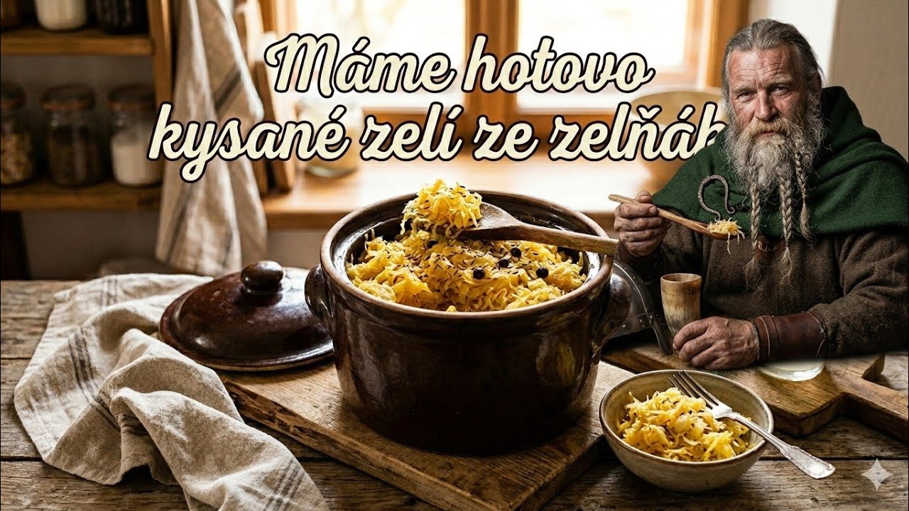 Máme hotovo kysané zelí ze zelňáku 🫵🔥🔥😋