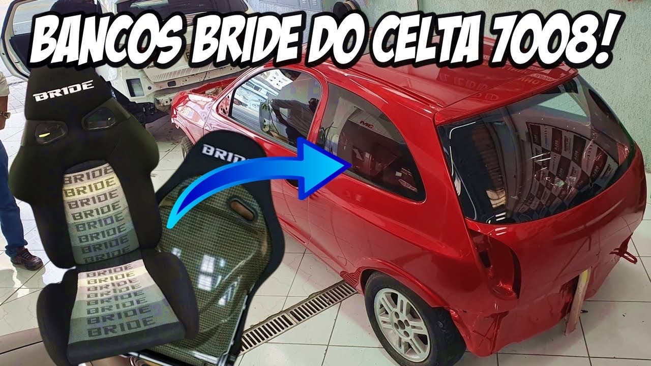 COMPREI! BANCOS BRIDE CARBONO PARA O CELTA 7008! TODO CARRO CUSTOM JÁ FOI ORIGINAL / CREDITAS AUTO