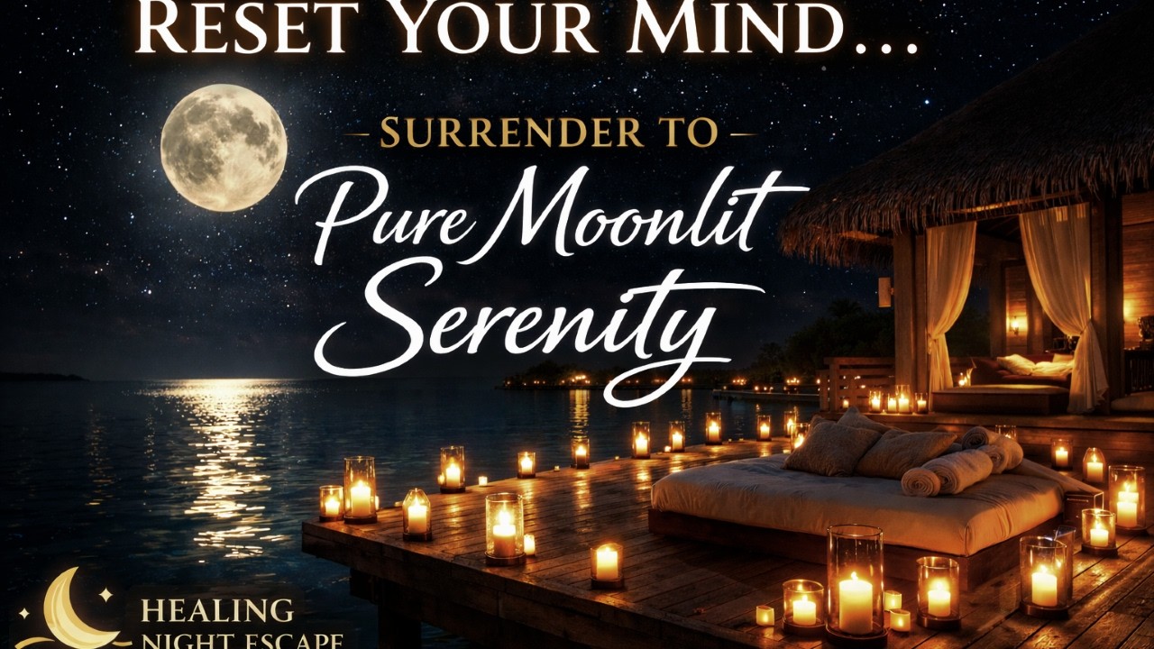 RESET YOUR MIND 🌌🌊 SURRENDER TO PURE MOONLIT SERENITY 🌙✨
