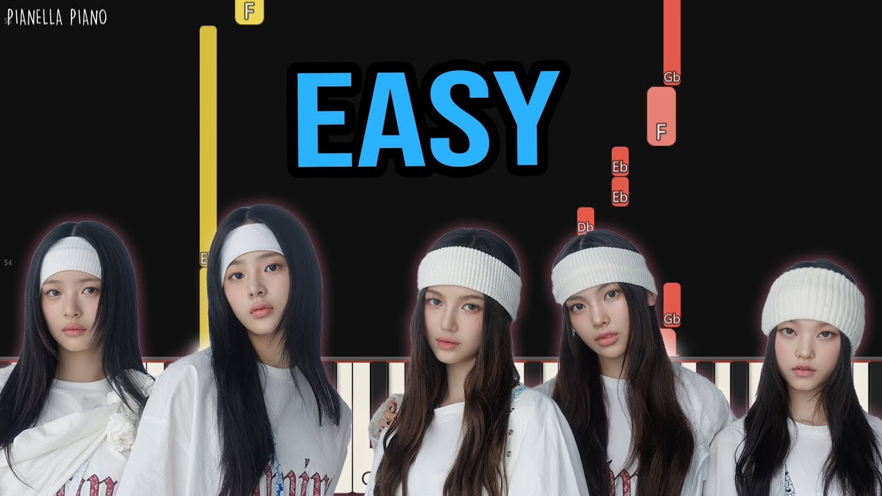 NewJeans - Supernatural | EASY Piano Tutorial by Pianella Piano