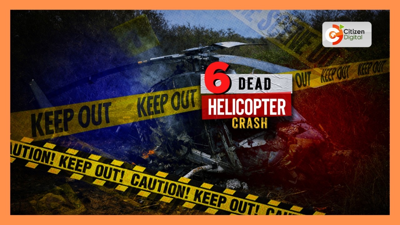 Witnesses recount on the helicopter crush at Mosop, Nandi County