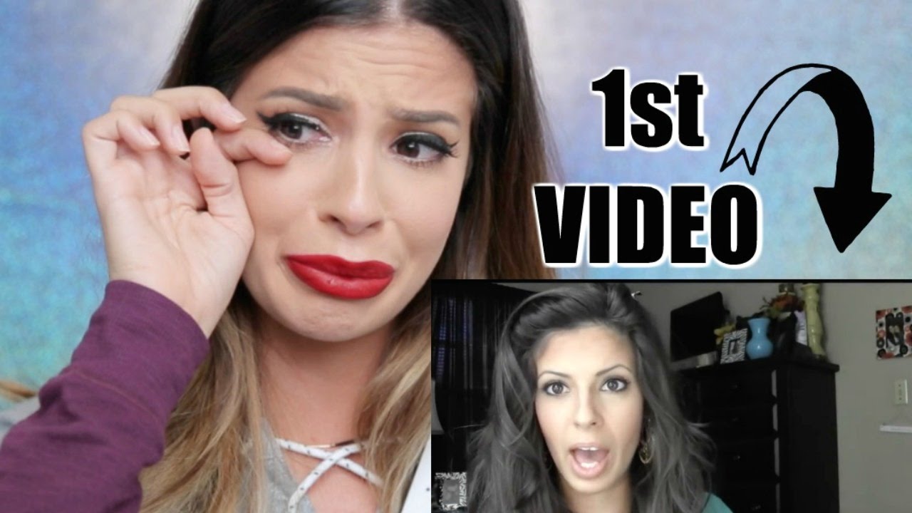 REACTION TO MY FIRST YOUTUBE VIDEO | EMOTIONAL