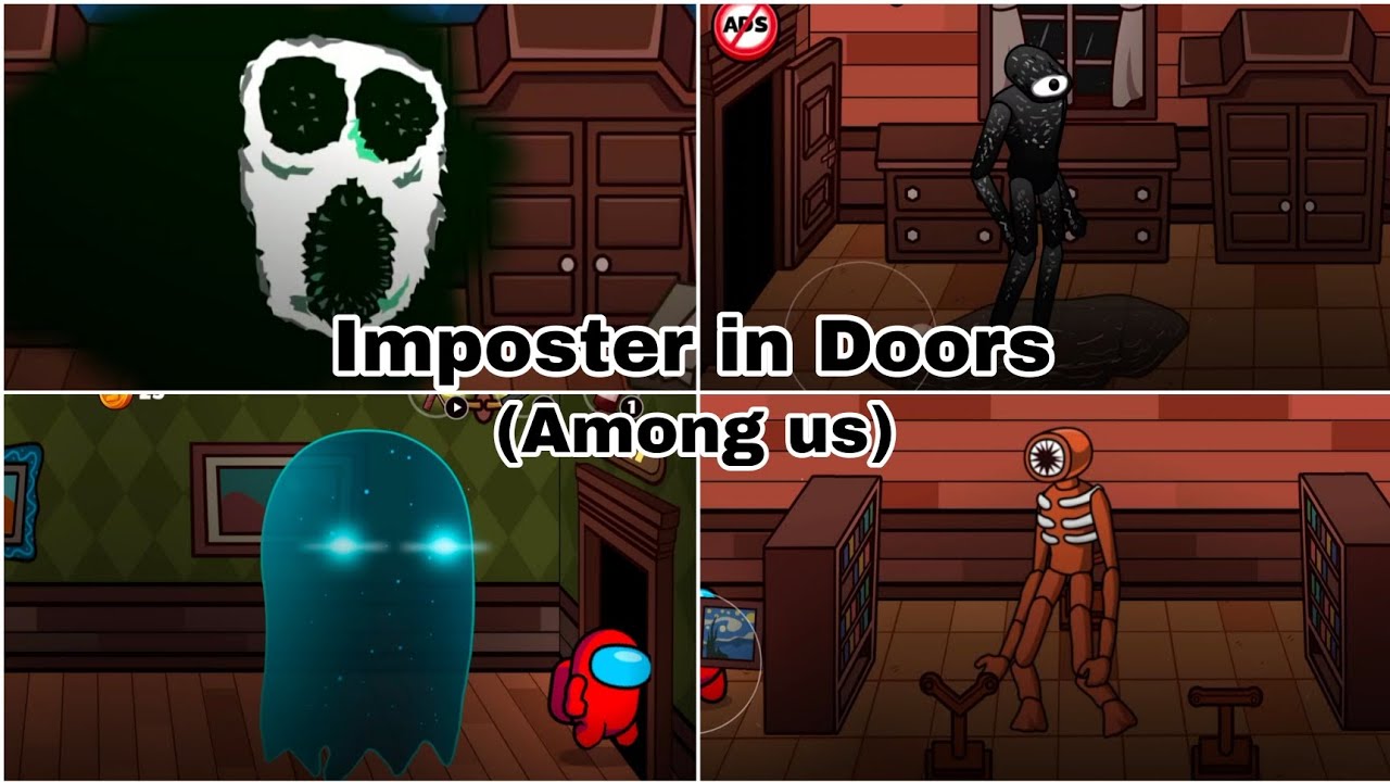 Imposter in Doors (Among us) #doors #amongus #imposteramongus