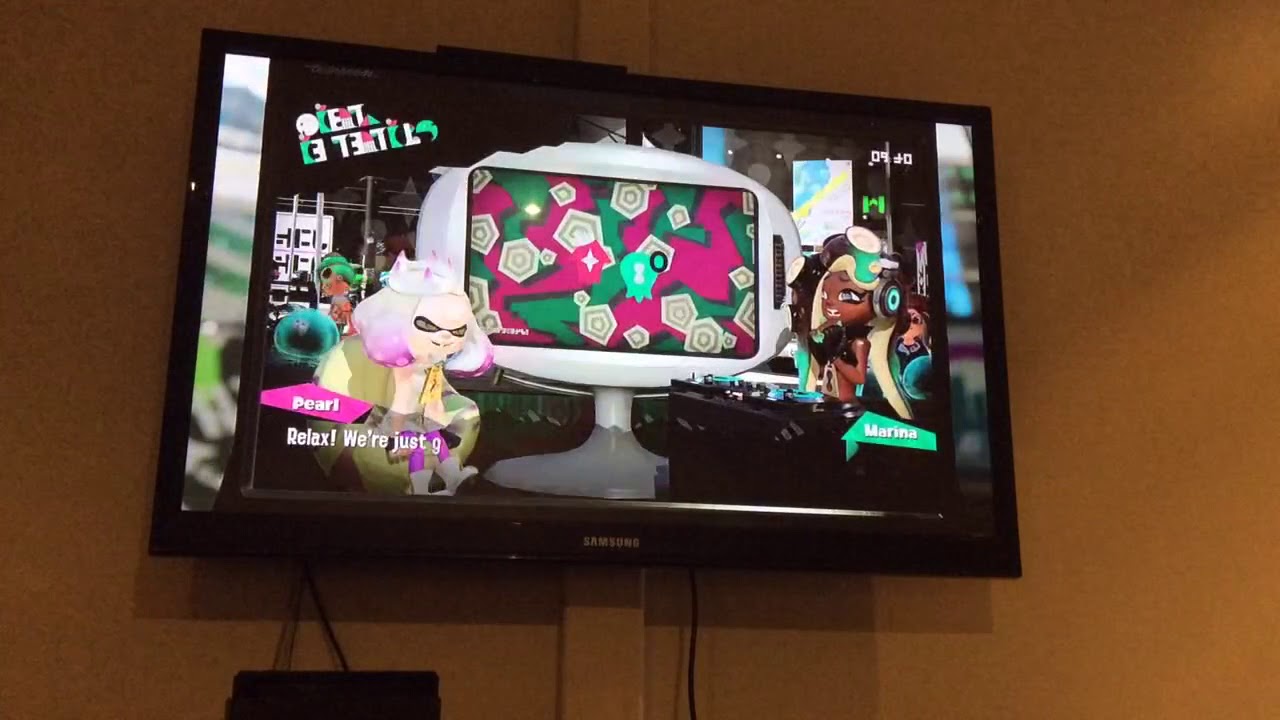 Splatoon 2 with Chester the flying seahorse