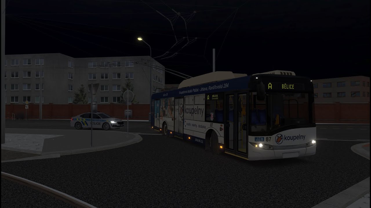 SIMT MHD - Linka A Škoda 26TrB #87 DPMJ
