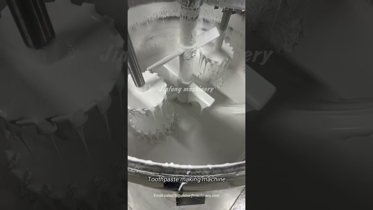 200L Toothpaste Making Machine Vacuum Homogenizer Emulsifier Mixer #machine#toothpastedispenser