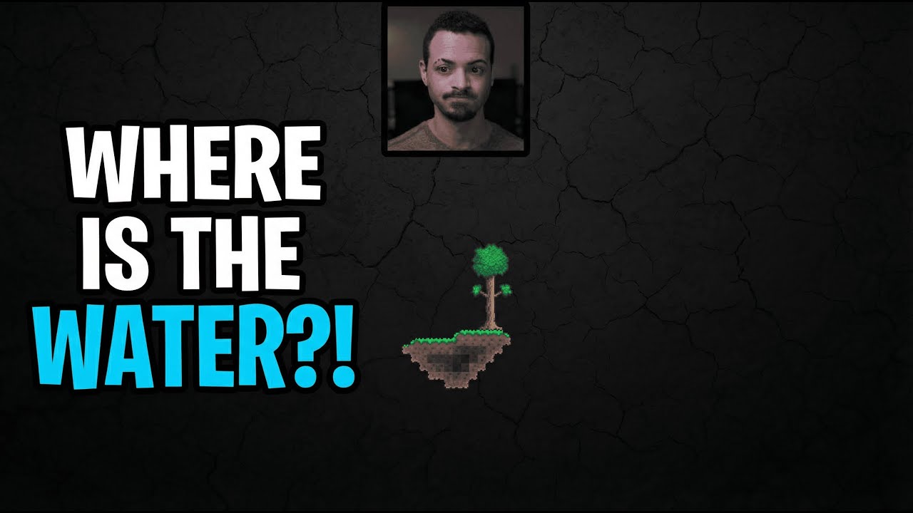 STILL No Water in Skyblock… How Is This Possible?! | Terraria (Portrait)