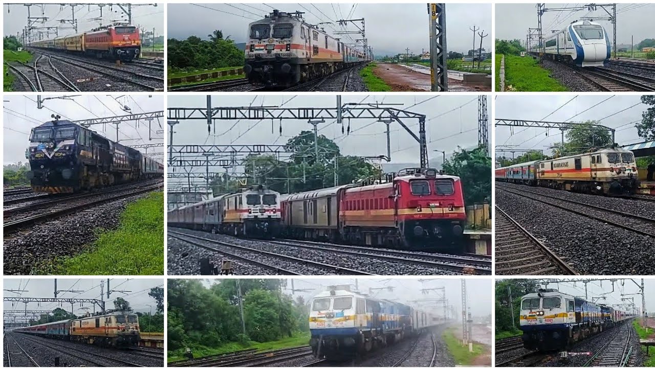 14 In 1 : Monsoon Speeding Trains At Malavali! Fit Bikaner, Koyna, Deccan etc.