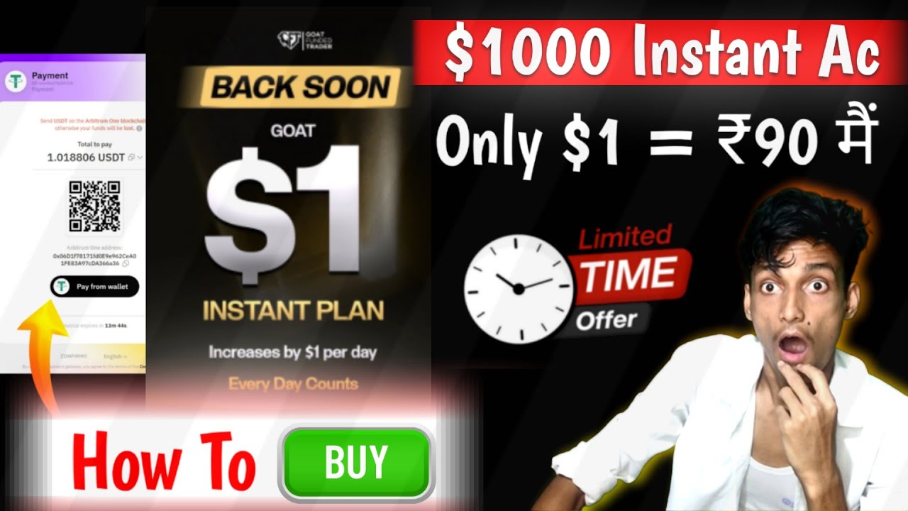 How to Buy GFT $1000 Instant Funding Account for $1 - MT5 Login Tutorial