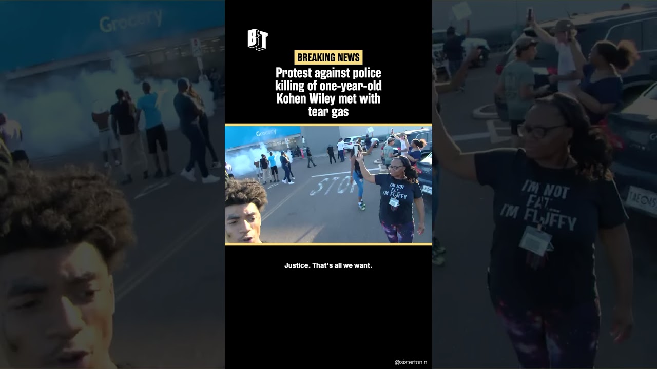 Protest Over 1-Year-Old's Death Ends In Tear Gas 😳 #Justice #News #Politics