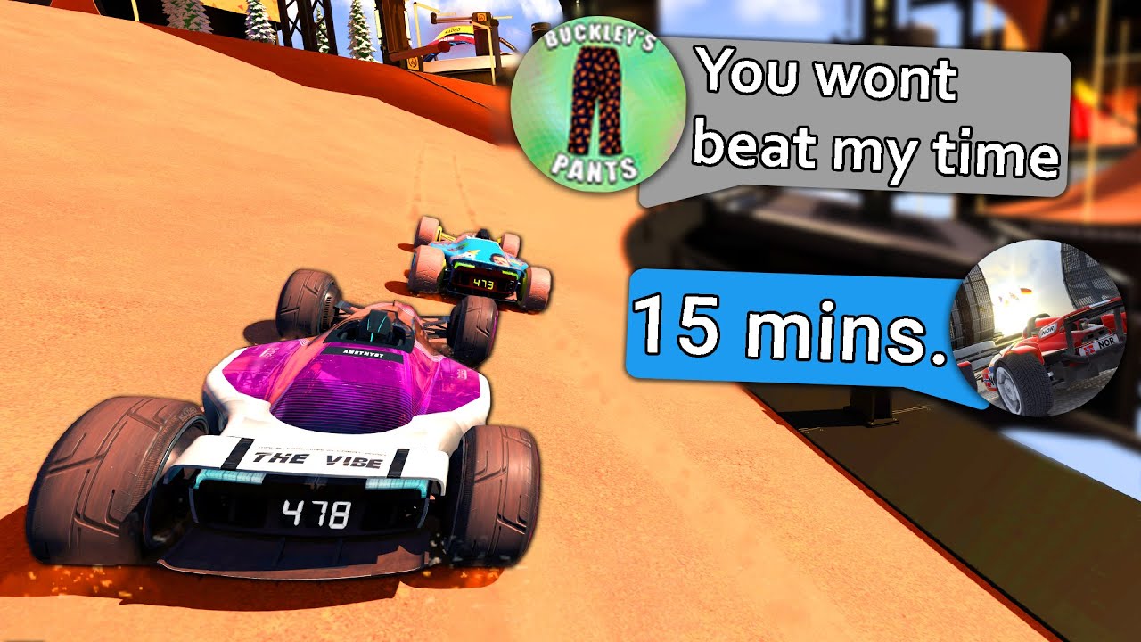 He thought I Couldn't Beat his Record. I said 15 minutes.
