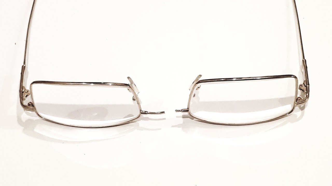 Лопнули очки на переносице. Ремонт очков.Replacement and welding of the nose of the optical frame