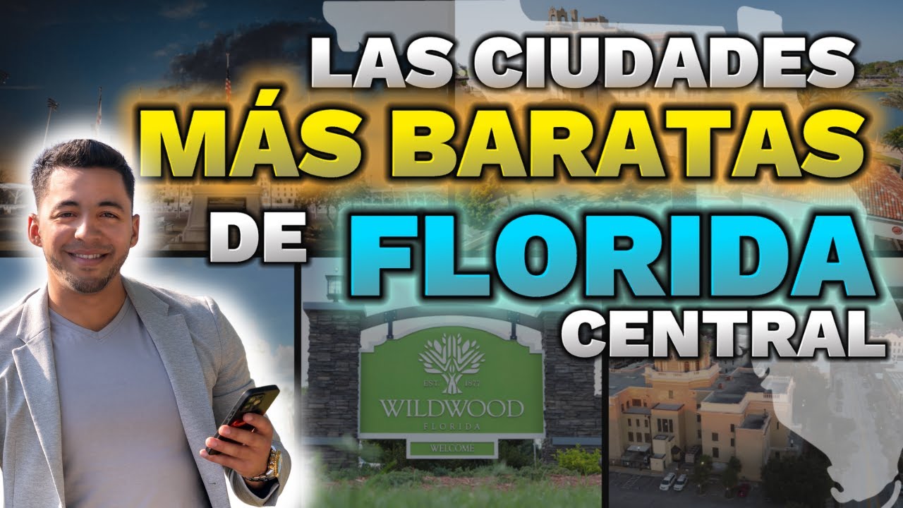 Las MEJORES Ciudades para COMPRAR en FLORIDA Central con MENOS $400,000