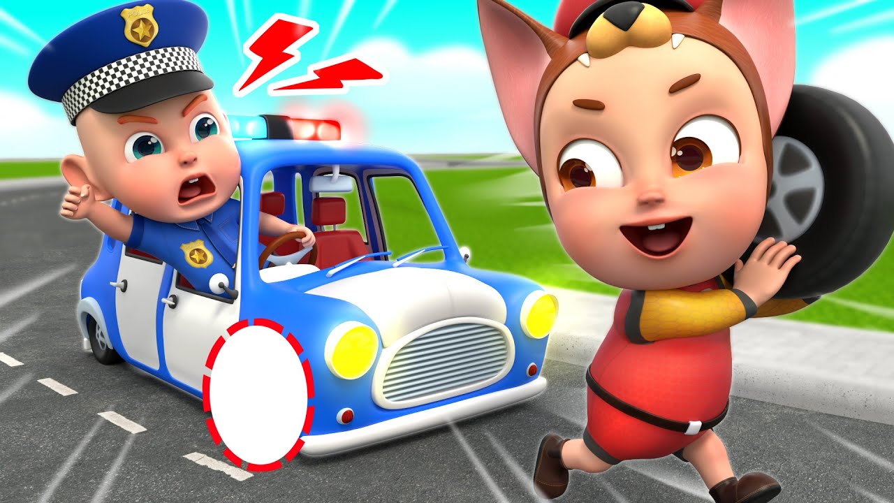 Where Is My Wheel Song | Fire Truck, Police Car, Ambulance | Nursery Rhymes & Kids Songs | Rosoo