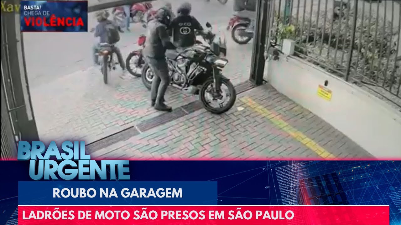 Ladrões de moto são presos em SP | Brasil Urgente