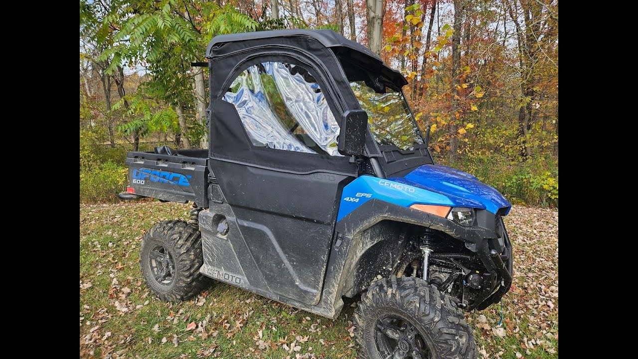 Боковые габаритные обтекатели CFMOTO Uforce 600 с верхними дверцами