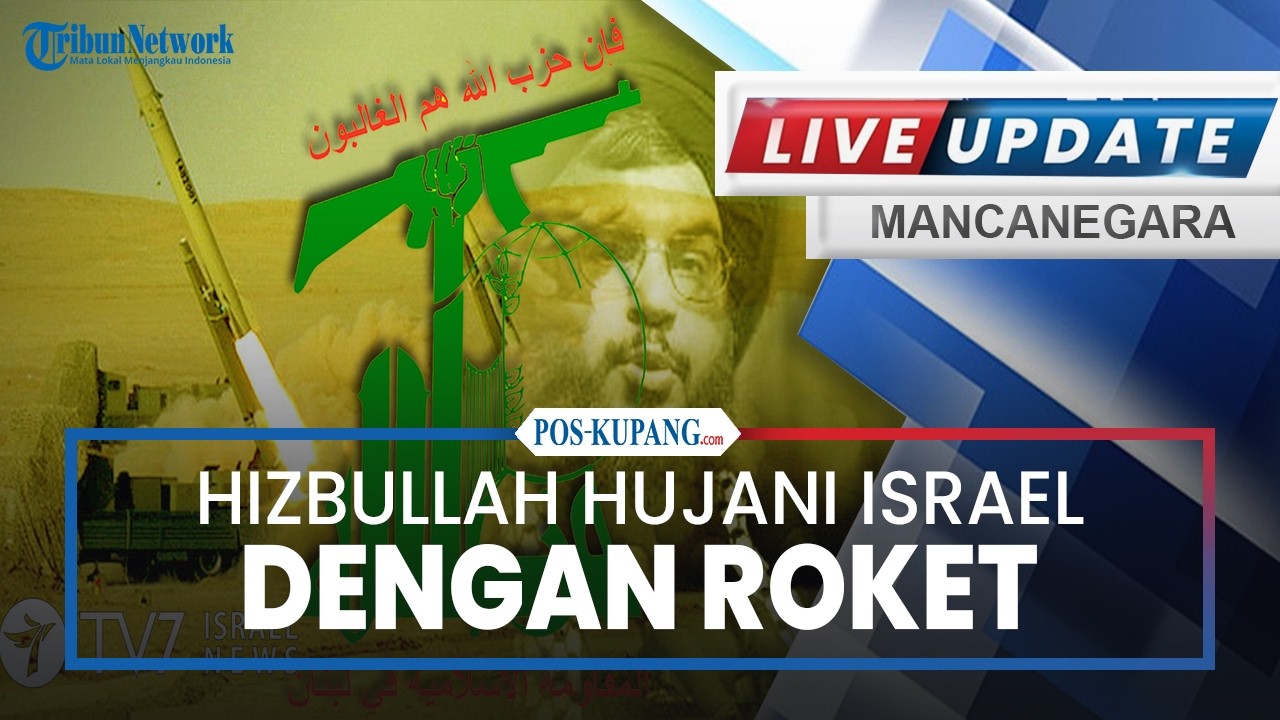 🔴Hizbullah Hujani Israel dengan Roket, Trump Klaim AS Menang Perang