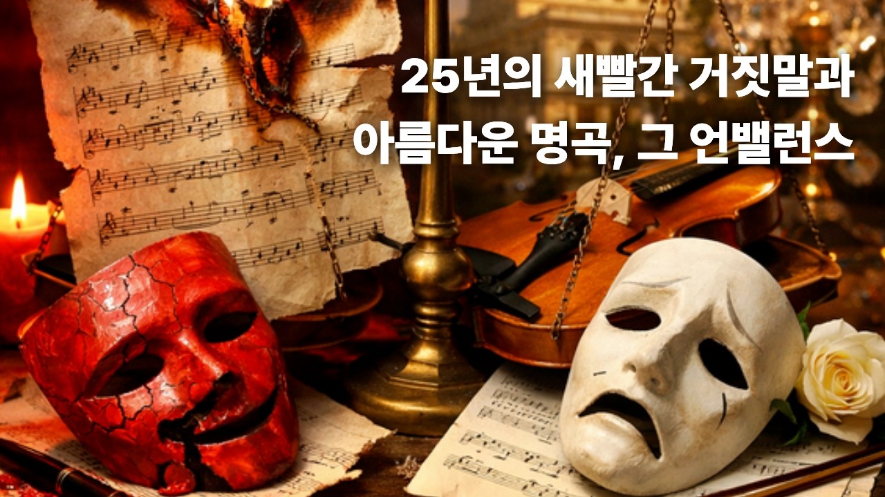 [인생두컷클래식] 25년의 새빨간 거짓말과 아름다운 명곡, 그 언밸런스 | 오디오북 #칼럼 #클래식음악