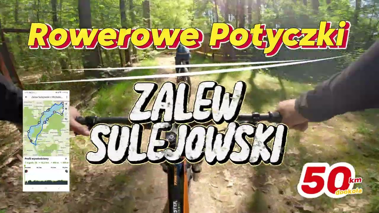 Zalew Sulejowski - Szlak rowerowy 2024