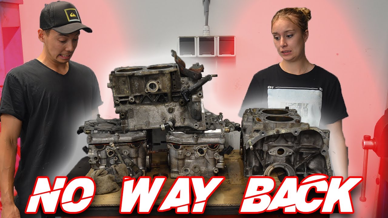 GEEN WEG MEER TERUG?! SUBARU STI motor COMPLEET uit ELKAAR!