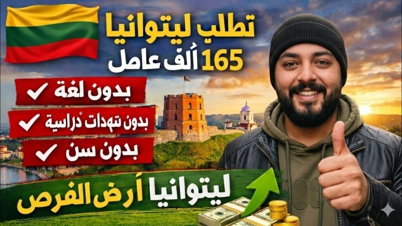 ليتوانيا تطلب الآلاف المهاجرين وتعطيك الإقامة الدائمة والجنسية مقابل العيش فيها 
