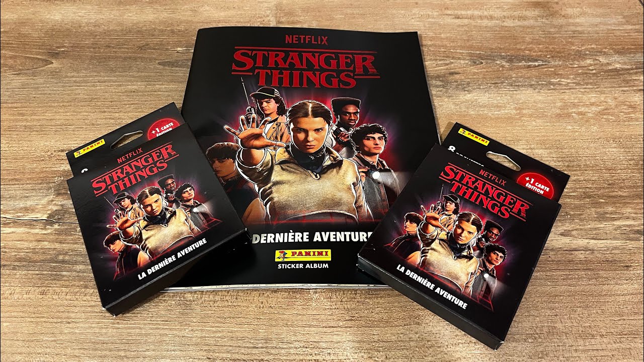 Ouverture de stickers Panini STRANGER THINGS