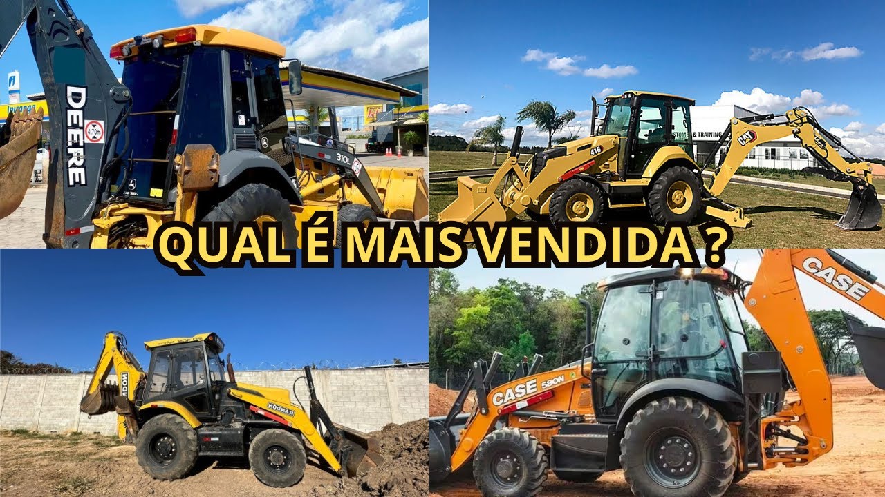As 5 Retroescavadeiras Mais Vendidas do Brasil em 2025, DESCUBRA QUAL É MELHOR E MAIS BARATA