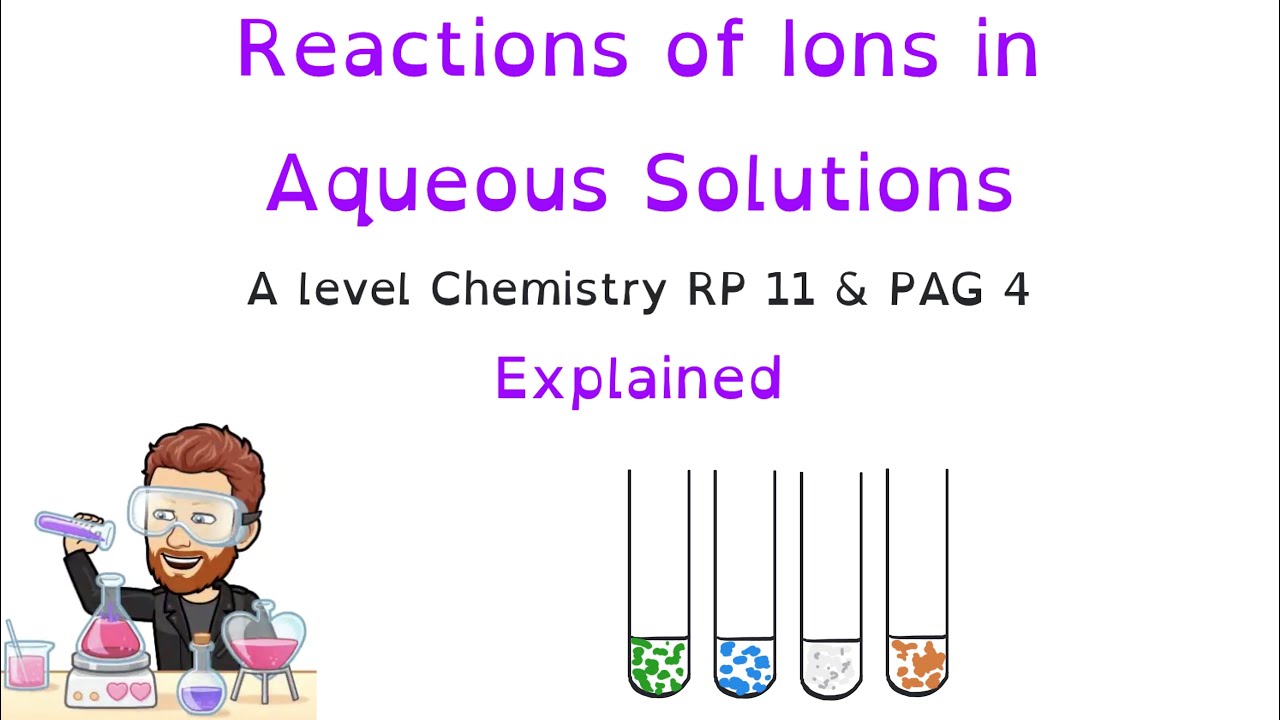 Reactions of Ions in Aqueous Solution | Ultimate Guide | Required Practical | A Level Chemistry