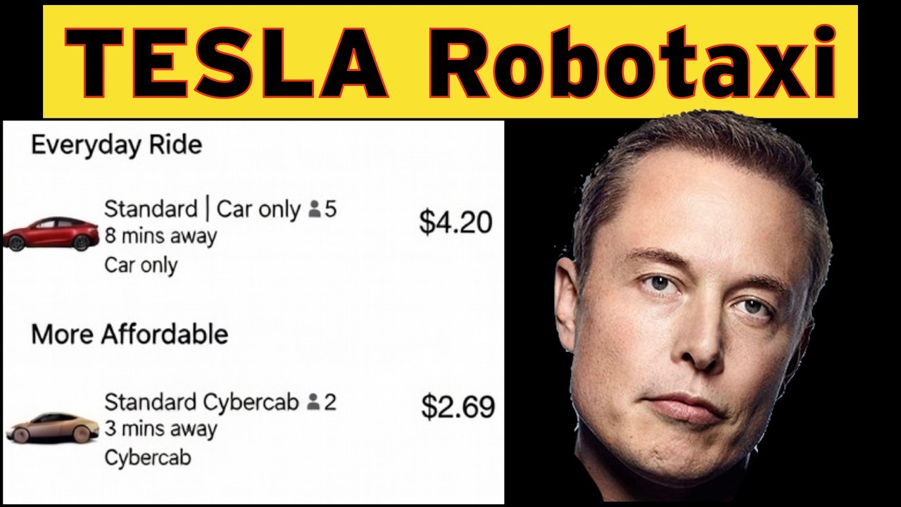 Cybercab - приложение TESLA Robotaxi - Илон Маск - Гэри Блэк