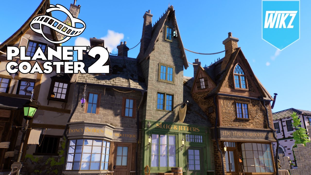 Как построить волшебные шаткие фасады | Обучающее видео Planet Coaster 2