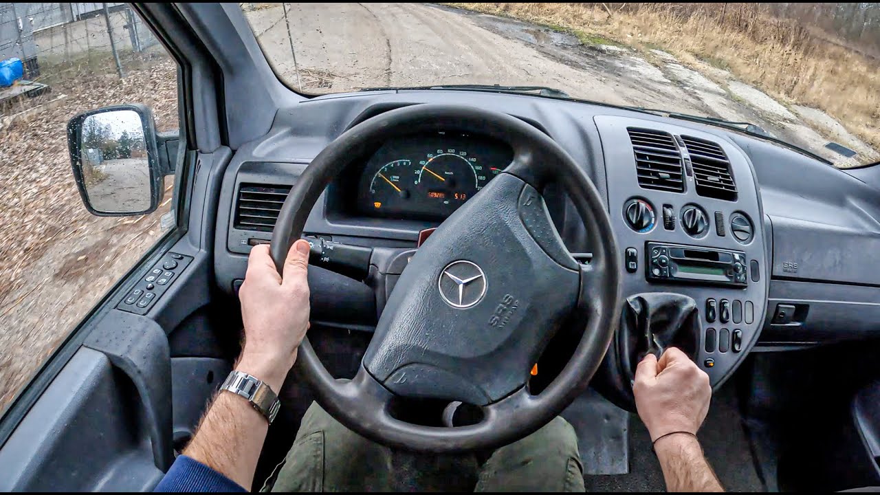 2001 Mercedes Vito W638 [2.2 CDI 116HP] | POV Test Drive #1078 Joe Black