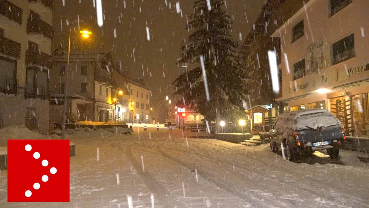 Madesimo sotto la neve 3 aprile 2019, camminata per il centro: telecamera sempre accesa