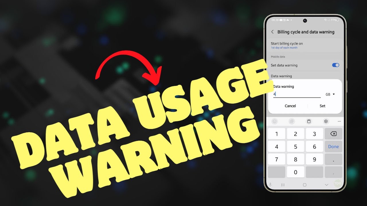 How to Change The Data Usage Warning on Galaxy S24