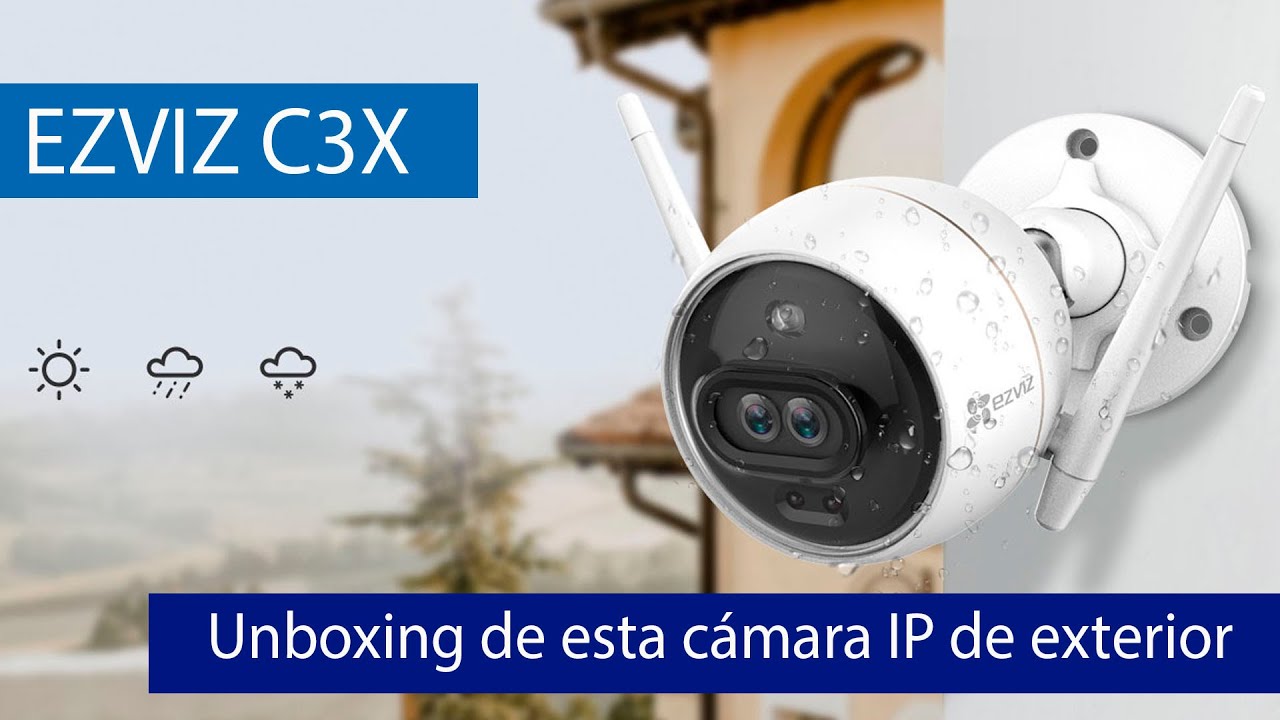 EZVIZ C3X: Conoce esta cámara IP de exterior Full HD 1080p con visión nocturna a color