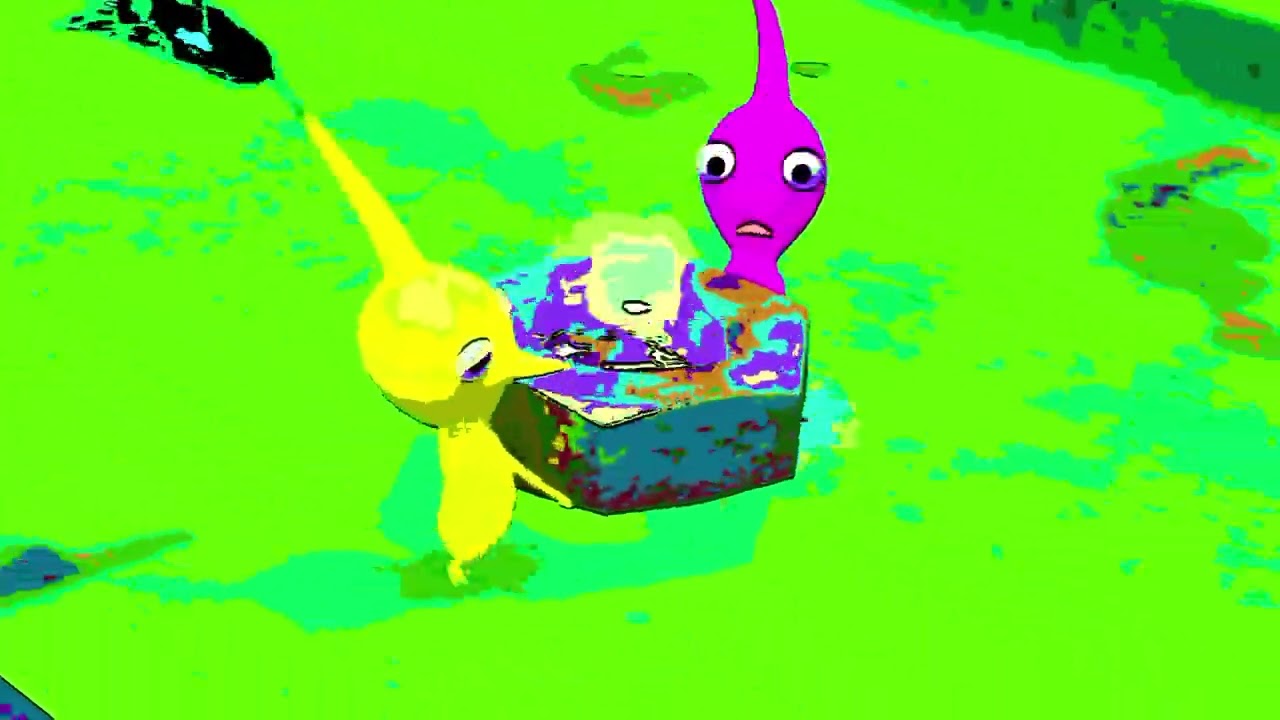 Pikmin catching two Pikmin  push the bolt in view circle the iron#inspired#privous