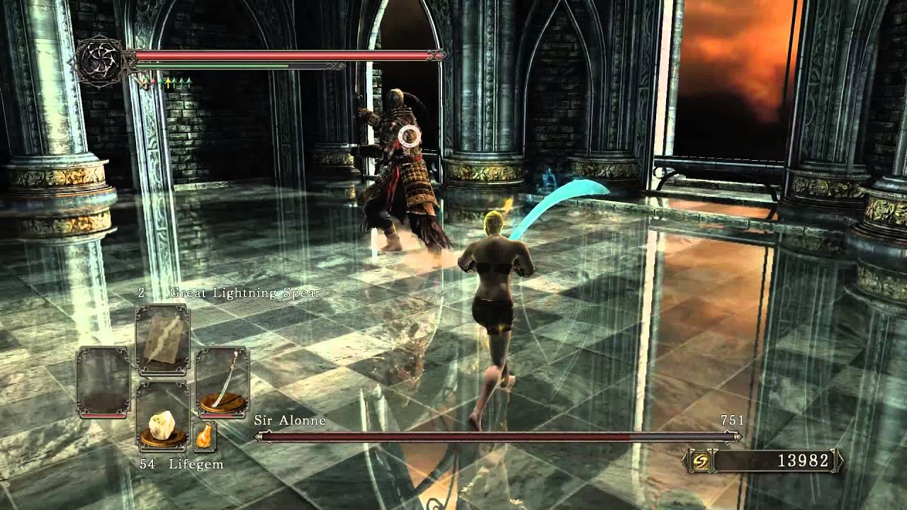 Dark Souls II DLC Sir Alonne Commits Seppuku