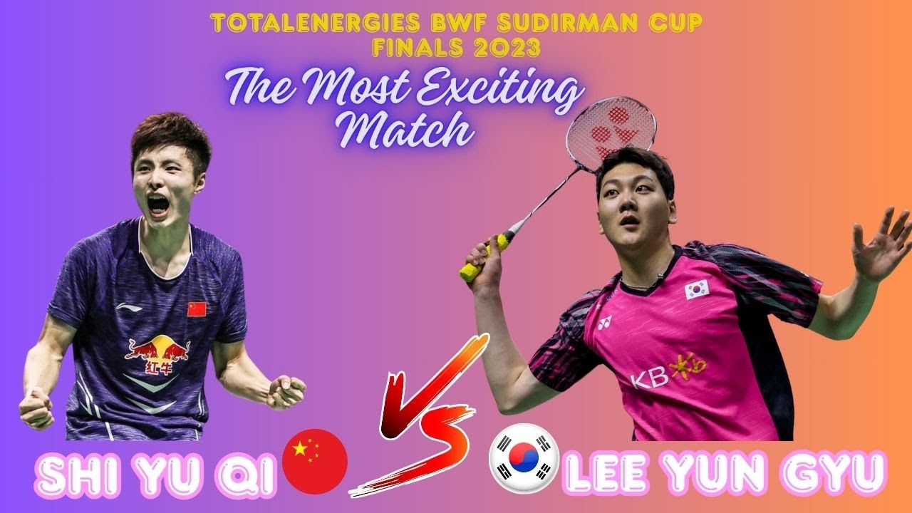 Shi Yu Qi vs Lee Yun Gyu: Men's Singles -Full  Highlights | China vs Korea | Sudirman Cup 2023 Final
