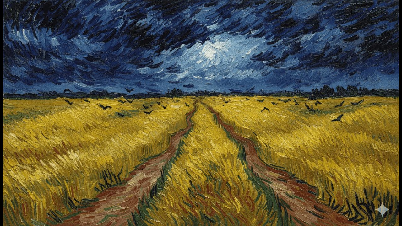 Visual Poems | Van Gogh Part III | Wheatfield with Crows [AI Music Video]