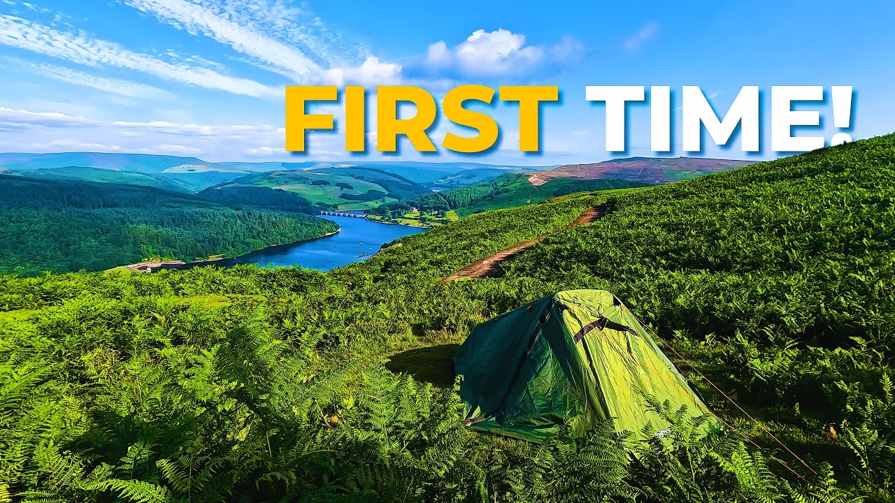 First Time Wild Camping In The Peak District - Bamford Edge - Ladybower Reservoir
