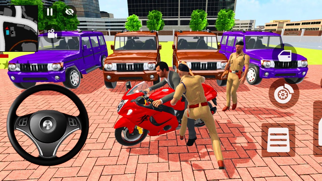 India Theft Auto Simulator 😍 Game Play Michael   Jack City 🥳Purchased Car Shoroom⛽️￼