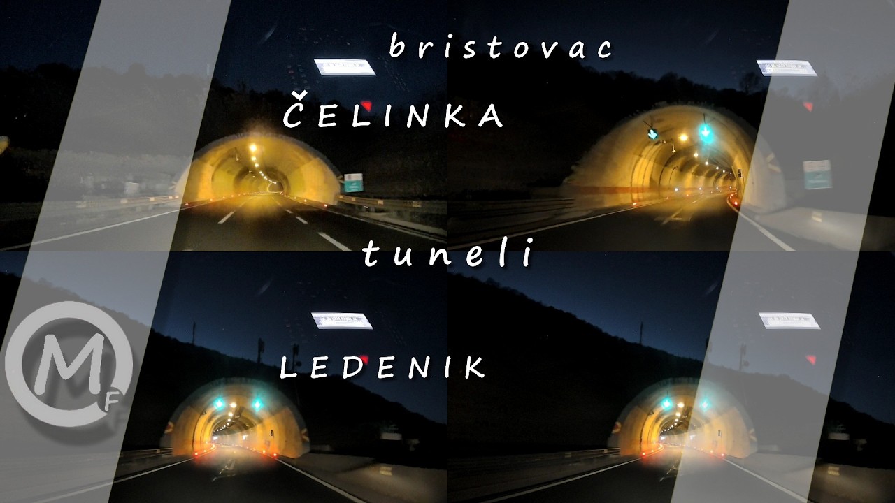 Tuneli Čelinka, Bristovac i Ledenik || 205 m, 657 m i 752 m