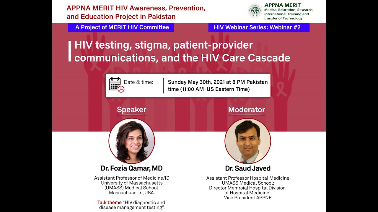 HIV testing, stigma, patient-provider communications, and the HIV Care Cascade - MERIT HIV Webinar 2