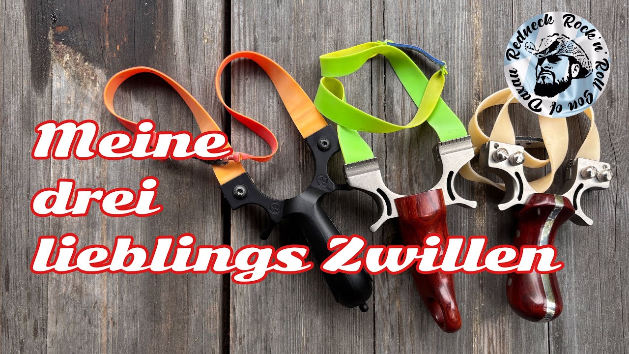 Meine drei lieblings Zwillen, Anfänger bis Profi und Zeitlupen Schuss auf den besten Honig der Welt